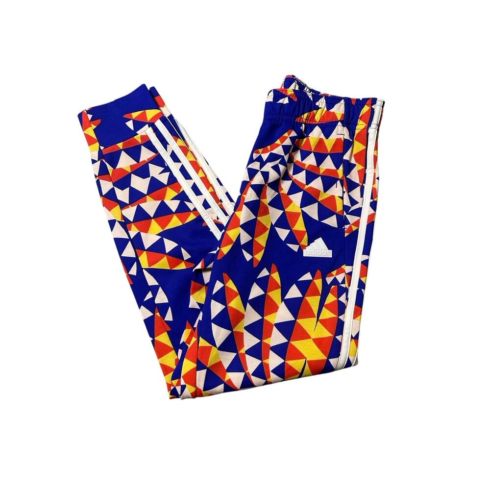 Adidas x Farm Rio Girl’s Blue Print Jogger Sweatpants - Picture 2 of 7